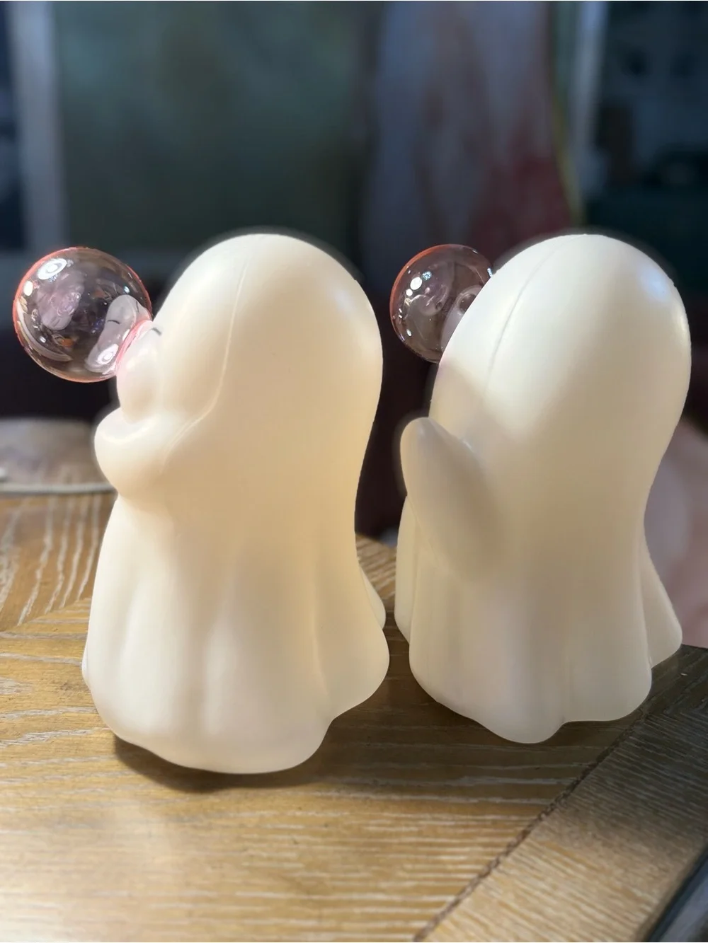 X 1 Open Eyes Viral TikTok Dollar General Blow Mold Ghost with Bubble Gum
